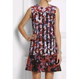 Peter Pilotto for Target Red Blue Black Midi Dress